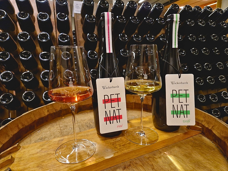Pet Nat weiß und Rosé